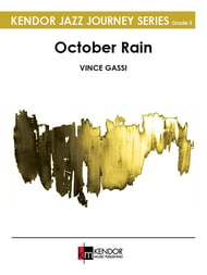 October Rain Jazz Ensemble sheet music cover Thumbnail
